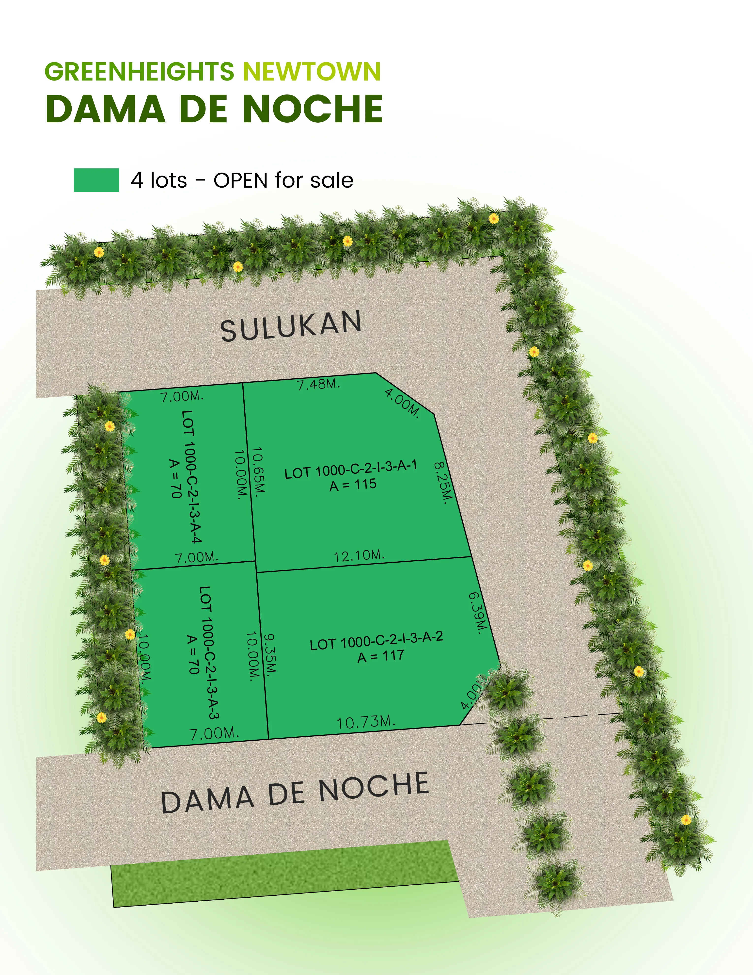 Greenheights Newtown Site Map