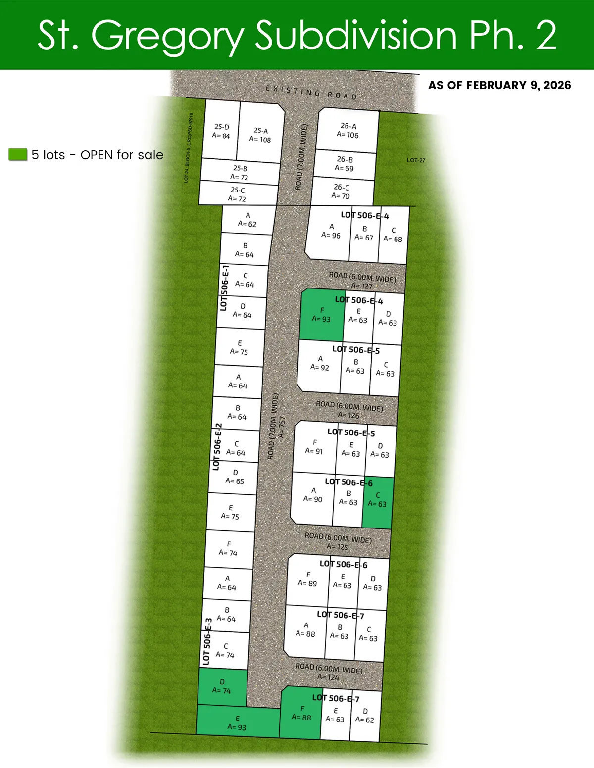 St. Gregory Site Map