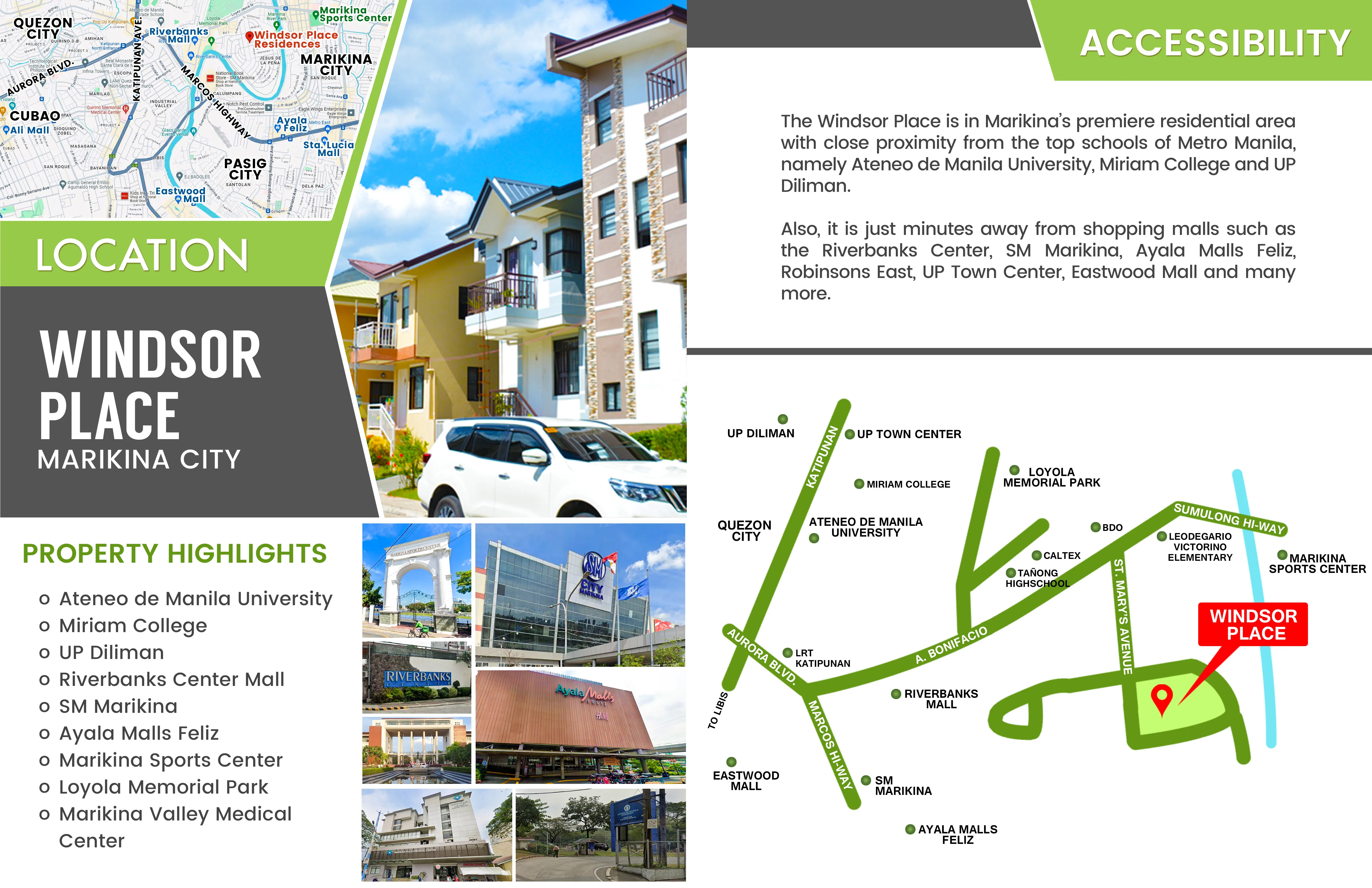 Windsor Place Location Map